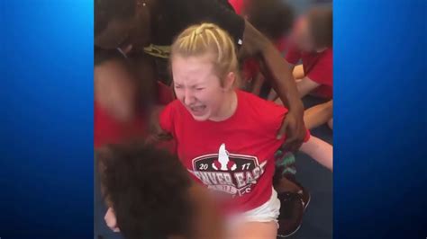 Cheerleader Violently Forced To Do Splits Youtube