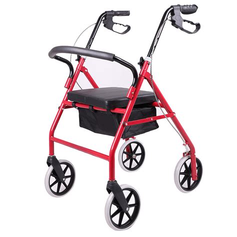 Portable Foldable Rehabilitation Walker Elderly Walker Trolley