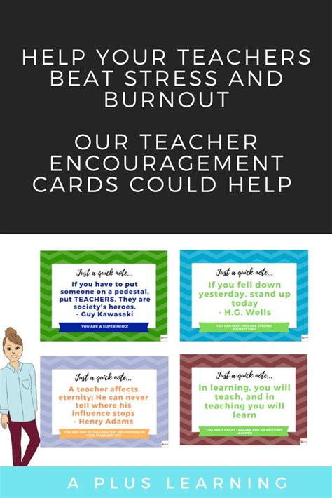 Teacher Encouragement Note Cards Teacher Encouragement Encouragement