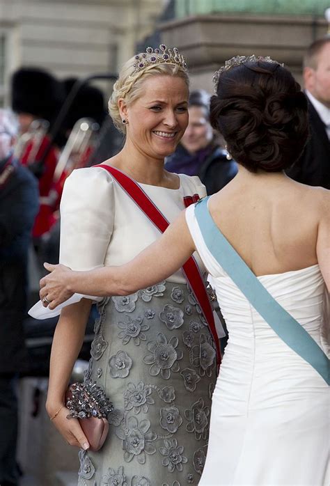Crown Princess Mette Marit Of Norway And Crown Princess Mary Of