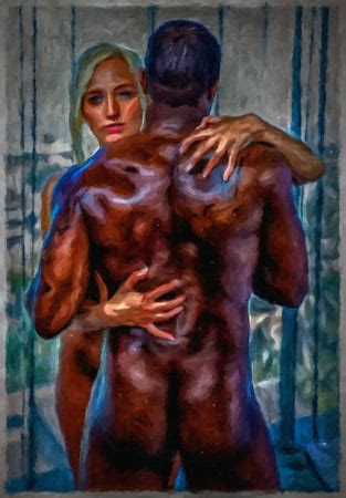 Erotic Kate England Interracial Lovemaking Oil Painting Art Xxx Album