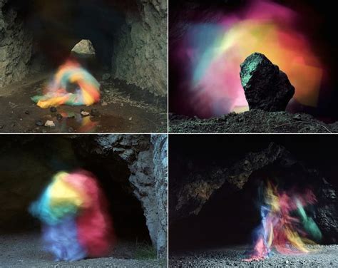 Colors Manipulations In Caves By Brice Bischoff Caves Northern Lights