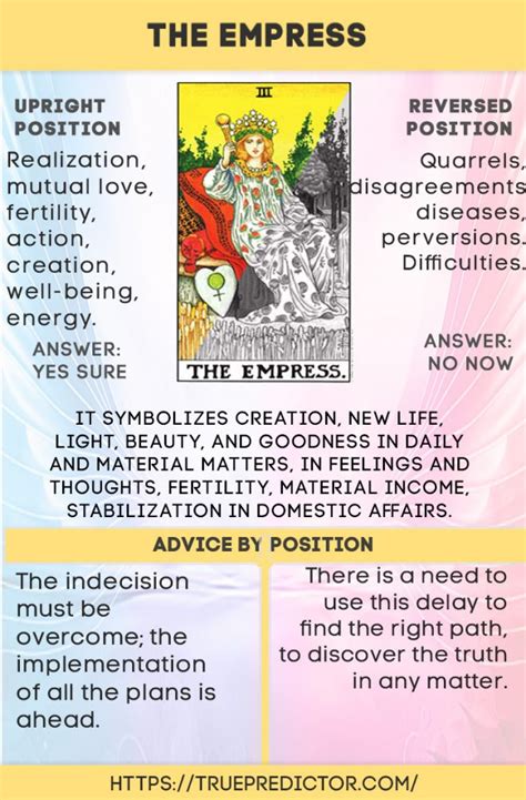 Yes or no tarot reading. The Empress tarot card meaning in love and career readings ...