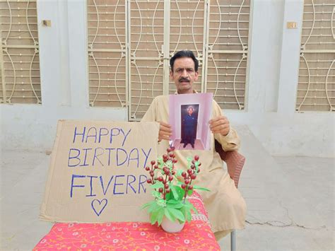 Wish Happy Birthday Be Indian Spokesperson With Your Photo By Amrindar Fiverr
