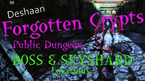 Deshaan Forgotten Crypt Public Dungeon Boss Skyshard Location Run