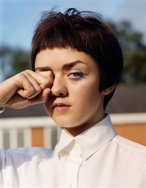 Maisie Williams Maisie Williams Williams Short Hair With Bangs
