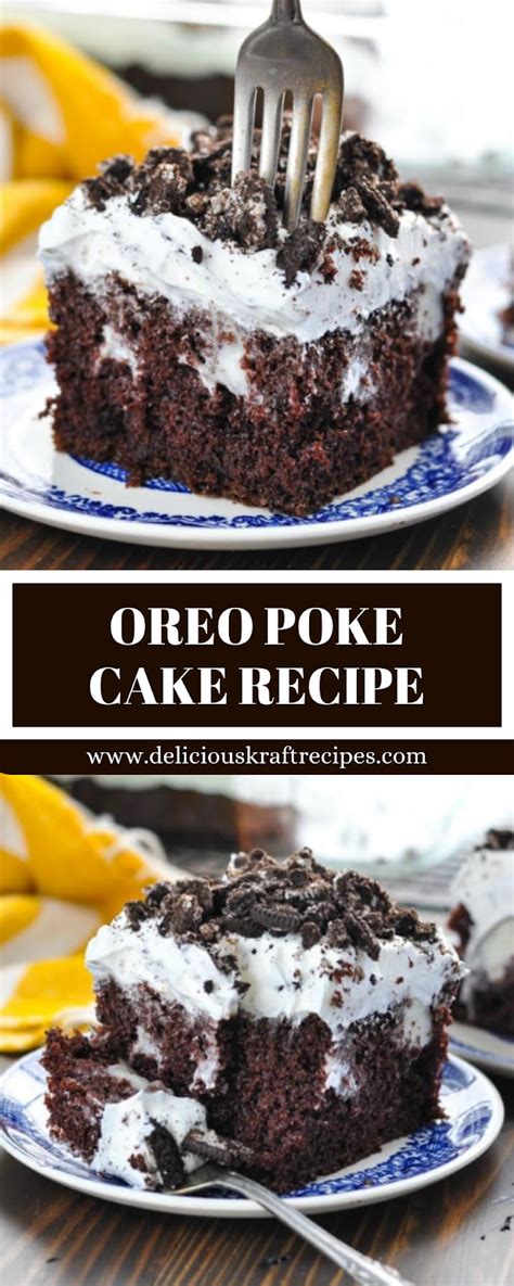Cool for 5 to 10 minutes. OREO POKE CAKE RECIPE - Delicious Kraft Recipes