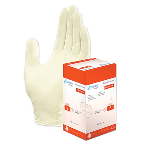 Victor White Surgical Gloves Sterile Sz 8 0 B50pr SSS Australia SSS