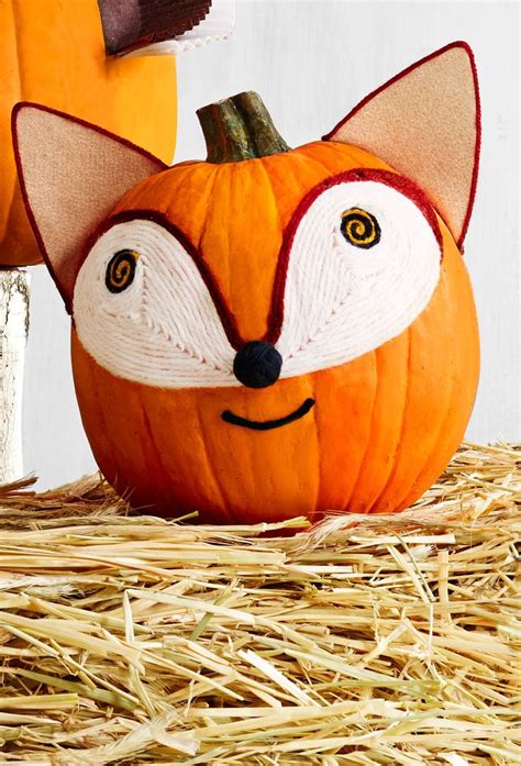 Fox Pumpkincountryliving Pumpkin Decorating Creative Pumpkin