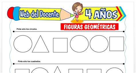 Actividades De Figuras Geométricas Para Niños De 4 AÑos