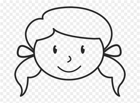 Stick Figure Face Png Girl Face Png Stick Clipart