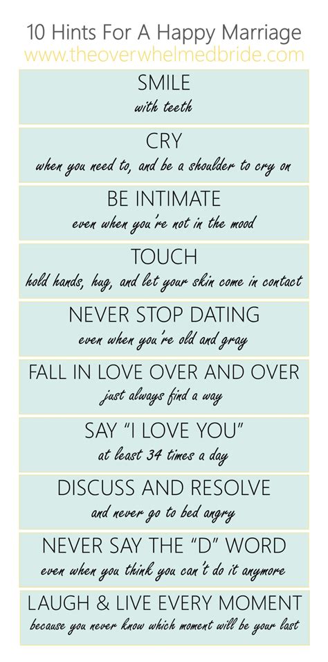 Tips For A Happy Marriage Quotes Shortquotescc