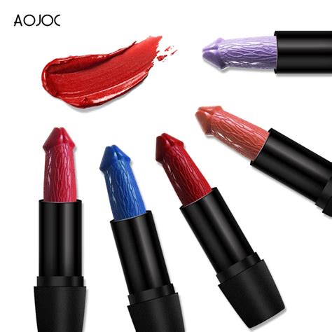 20color Penis Shape Mushroom Lipstick Long Lasting Waterproof Lipstick Matte Moisturizer Sexy