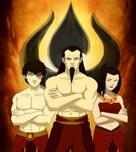 Principe Zuko El Señor Del Fuego Ozai Y La Princesa Azula Avatar The Last Avatar The Last