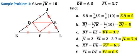 Midsegments Of Triangles Teaching Geometry