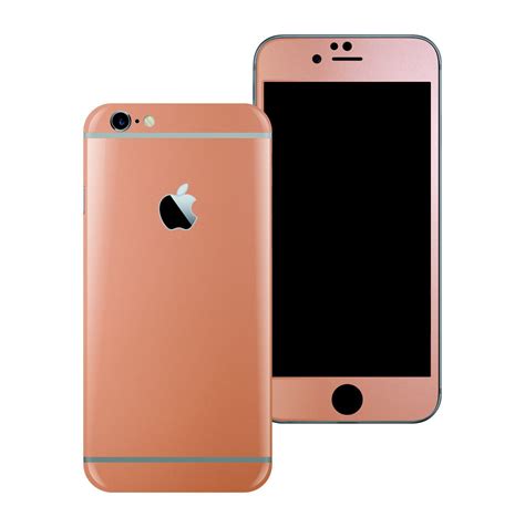 Iphone 6 Rose Gold Matt Metallic Skin Wrap Decal