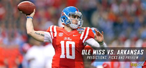 Ole Miss Vs Arkansas Football Predictions Picks And Preview
