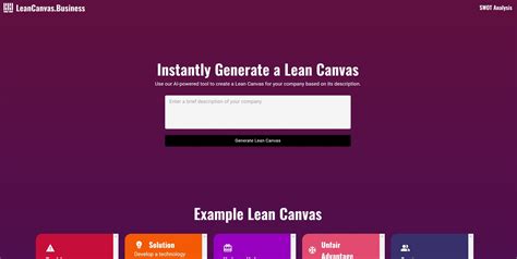 Lean Canvas Review Get Free Alternatives Pricing