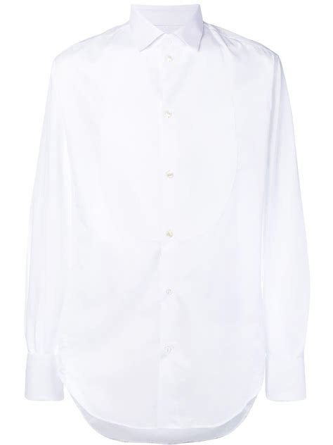 Giorgio Armani Formal Shirt In White For Men Lyst