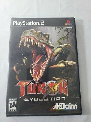 Turok Evolution Sony PlayStation 2 PS2 2002 Black Label Tested No