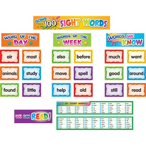 Preschool Sight Words List Westlottery