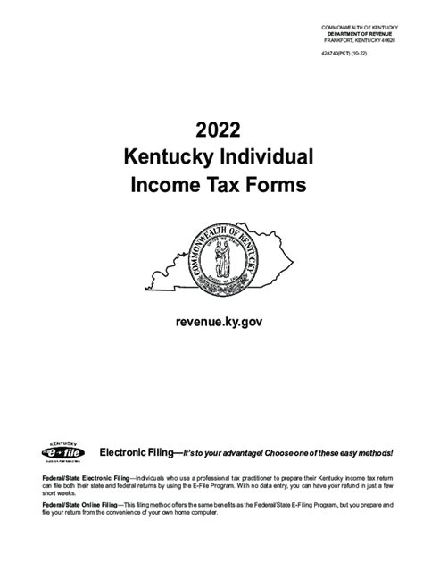 Kentucky Individual Tax Form Fill Out And Sign Online Dochub