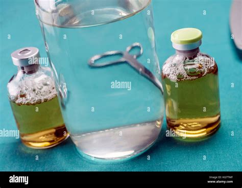 Medicine In Vials Ready For Vaccine Injection Stock Photo Alamy