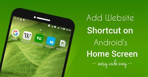How To Add Websites Shortcut To Your Home Screen In Android