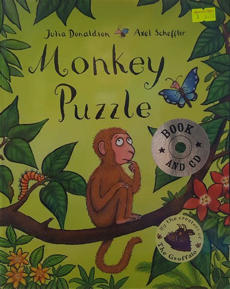 Monkey Puzzle With Cd Julia Donaldson And Axel Scheffler Evernew