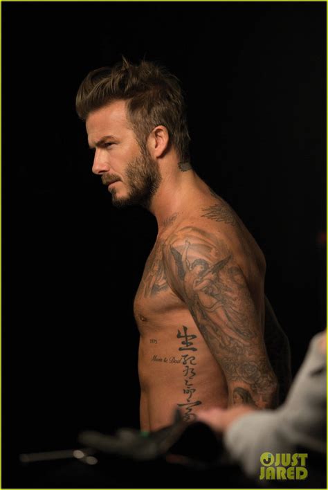 David Beckham Goes Shirtless For His Fragrance Photo Shoot Photo David Beckham Photos