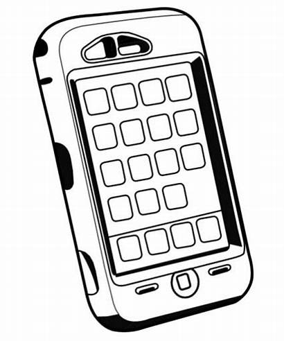 Coloring Pages Cell Iphone Phone Printable Phones