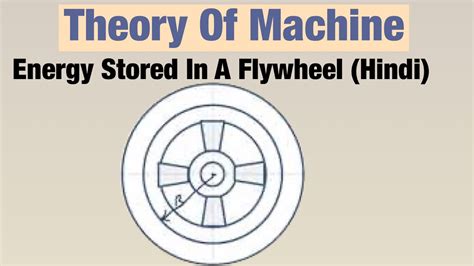 Energy Stored In A Flywheel Hindi Theory Of Machine Youtube