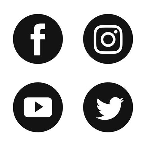 Instagram Facebook Twitter Logo Art vectoriel icônes et graphiques à télécharger gratuitement