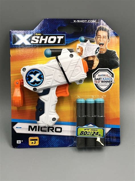 Zuru X Shot Micro Dart Blaster 35 With 3 Darts Xshot Brand New