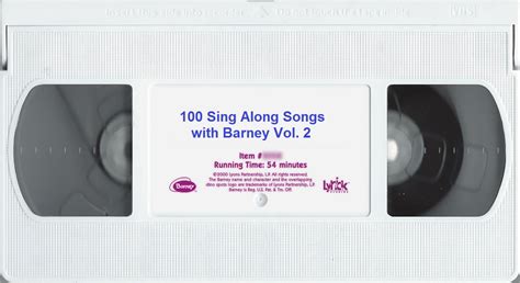 Opening And Closing To Barney 100 Sing Along Songs With Barney Vol 2