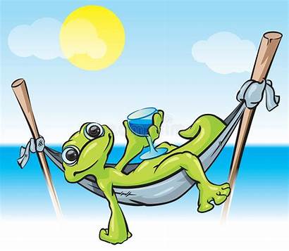 Relaxing Clipart Relaxation Frog Beach Relax Rest