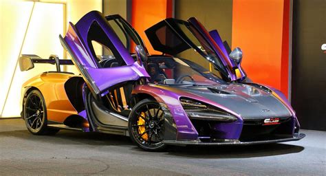 This Mclaren Senna Has A Paint Scheme Unlike Any Other Carscoops