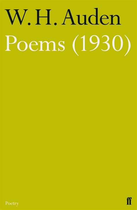 Poems 1930 Wh Auden 9780571283514 Allen And Unwin Australia