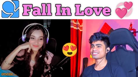 I Fall In Love With Cute Girl 🥰 Omegle Youtube