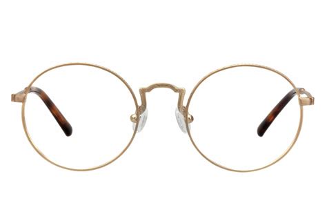 Timothy In Matte Gold Round Glasses Frames Circular Glasses