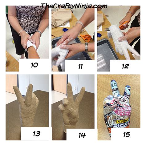 Plaster Hand Project Plaster Hands Hand Art Projects Plaster Art