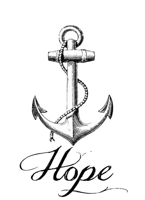 42 Best Faith Hope Love Anchor Tattoo Outlines Images On