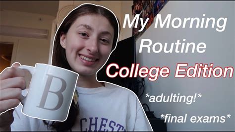 Winter Morning Routine College Edition Vlogmas Day 13 Youtube