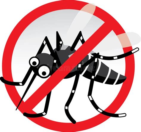 No Mosquitoes Stock Vector Illustration Of Sign Gnat 65201600