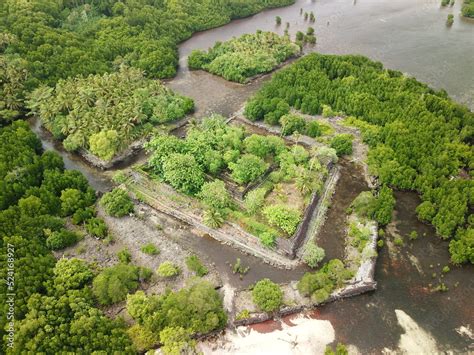 Nan Madol In Pohnpei Micronesia The World Heritage Site Nan Madol In