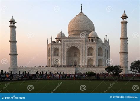 Taj Mahal Komplexe Agra Uttar Pradesh India Redaktionelles Foto Bild