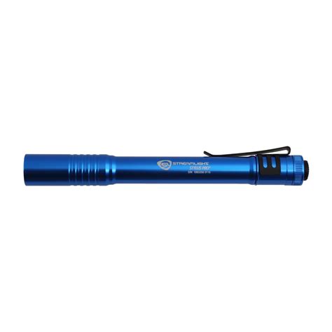 Streamlight Stylus Pro Blue With White Led Penlight And Holster 90 Lumens