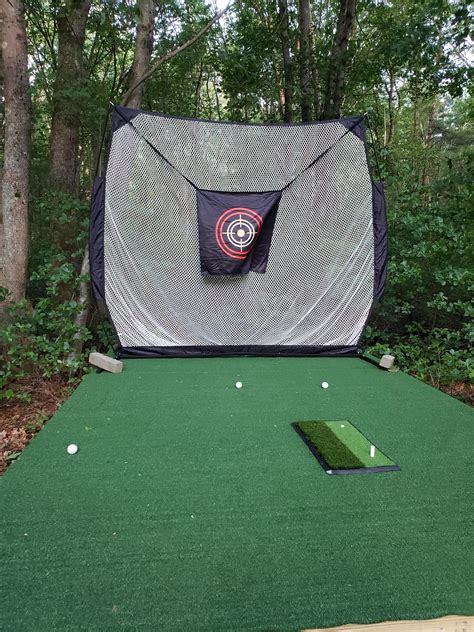 Backyard Practice Range My Friend Built Over The Weekend Rgolf