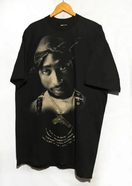 Tupac Shakur 2pac Bling Big Face Hip Hop Rap T Shirt Mens Xxl Dead