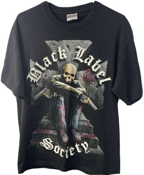 Vintage Black Label Society Band T Shirt Size M Black Gem